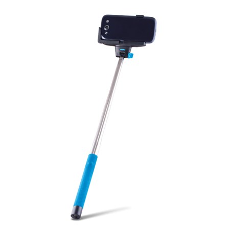 Selfie stick with button BLUETOOTH FOREVER MP-100 blue