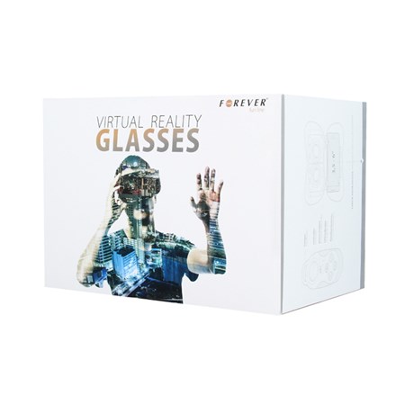 Okuliare 3D pre virtuálnu realitu FOREVER VRB-100 + diaľkový ovládač
