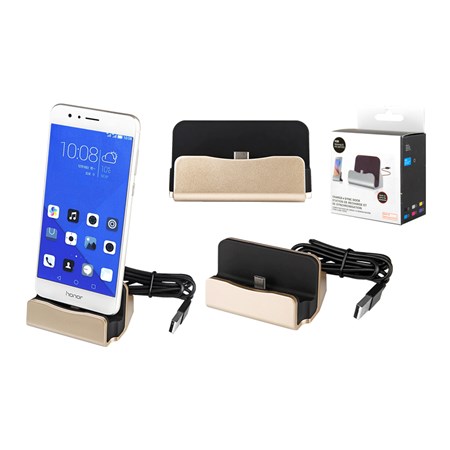 Docking Charger MICRO USB Gold