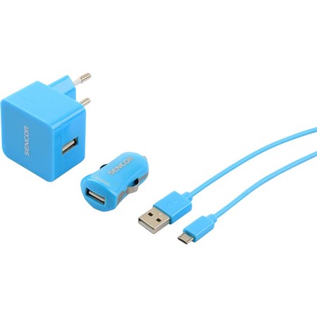SCO 516-000BK USB KIT 1M / WALL / CAR SENCOR charger
