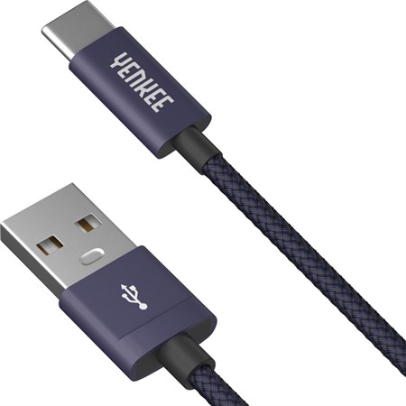 Cable YENKEE YCU 301 BE USB/USB-C 2.0 1m Purple