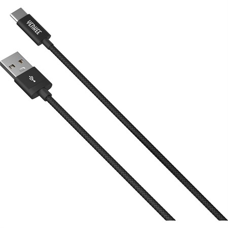 Cable YENKEE YCU 302 BK USB/USB-C 2.0 2m Black