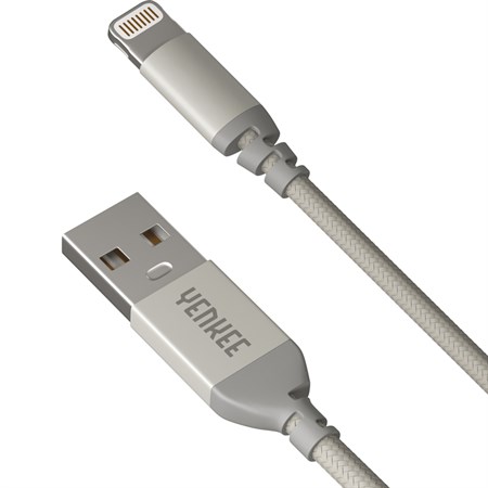 Cable YENKEE YCU 611 SR USB/Lightning 1m Silver