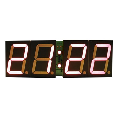 Stavebnice TIPA PT011B CMOS digitální hodiny s 45mm červenými LED displeji