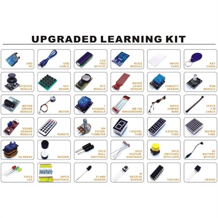Arduino Upgraded Learning Kit - Development starter kit UNO R3