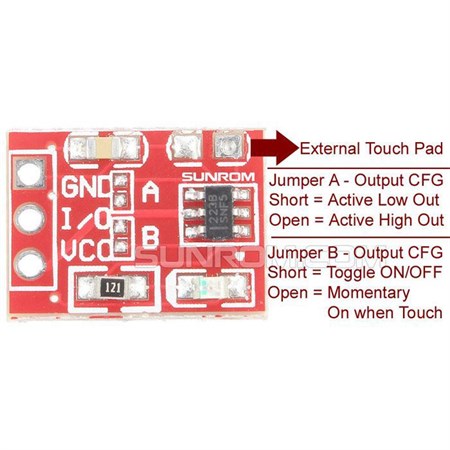 TTP223 capacitive touch switch