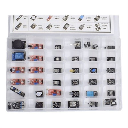 Arduino UNO R3, Sensor Kit, 37pcs