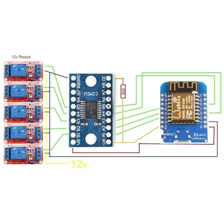 Převodník logických úrovní TTL pro Arduino s TXS0108E