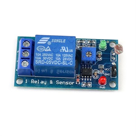 Light switch, light-sensitive sensor with relay, module with LM393