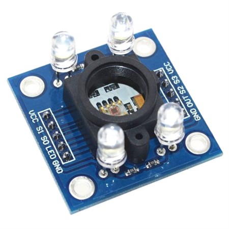 Detektor barvy - arduino modul GY-031 s TCS3200