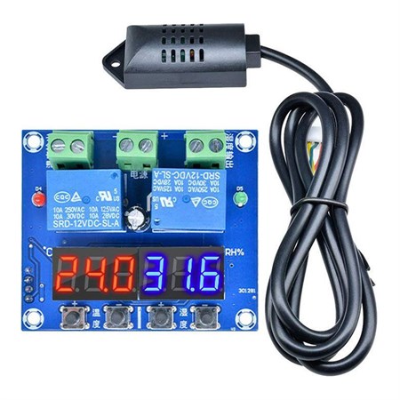 Digitální termostat a hygrostat HX-M452, -50 až 110°C