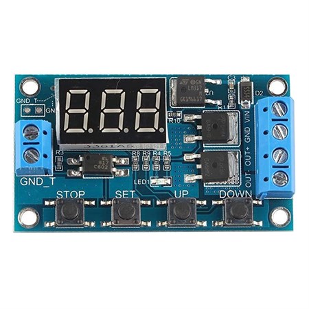 Timer - programmable timer with MOSFET transistors