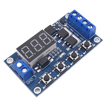 Timer - programmable timer with MOSFET transistors