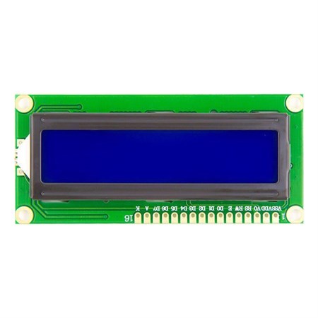 Displej LCD1602A, 16x2 znakov, modré podsvietenie