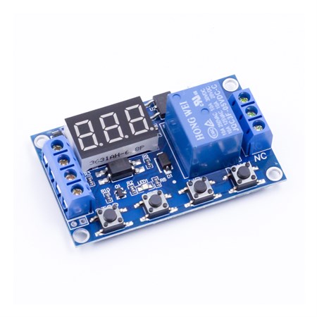 Timer switch programmable with relay