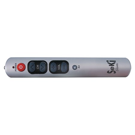 Remote control  SEKI   SLIM silver for seniors - universal - big buttons