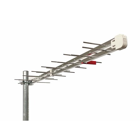 Outdoor antenna Emme Esse 2148U90 log. feather. 5G LTE free, 90° F connector, 1100mm