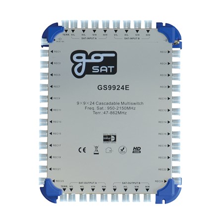 Satelitný multiprepínač GoSAT GS9924E