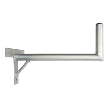 Antenna holder 50 for wall with strut diameter 42mm height 16cm glow.