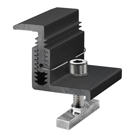 End grip for system PB-096 adjustable 32-42 mm, 4set black