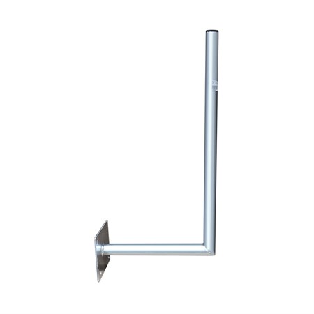 Anténní držák 40cm na zeď se základnou, trubka 42/2mm, výška 70cm žár.