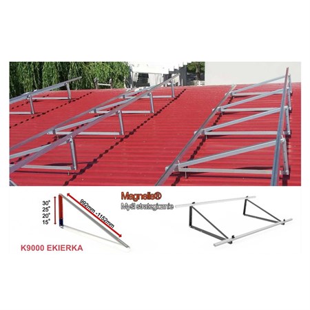 Adjustable triangle horizontal 15-35°