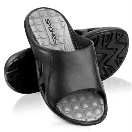 Men's slippers SPOKEY LIDO size 44 black - gray
