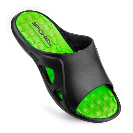 Men's slippers SPOKEY LIDO size 45 black - green