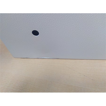 Trezor Geti E25DCW (350x250x250mm) bílý - rozbaleno - prasklina na ve spodní části sváru, viz.foto