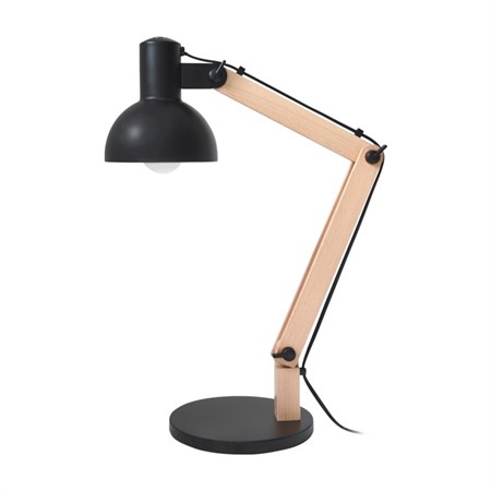 Lampa stolní GETI GTL102B černá - rozbaleno - mírně odlupující se lak na mírně pokřivené základně