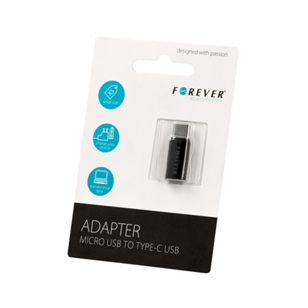 Redukce Micro USB - USB-C FOREVER - rozbaleno