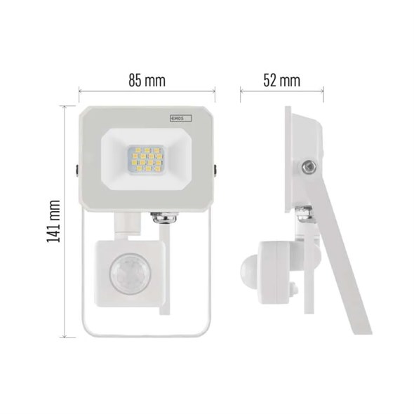 LED reflektor EMOS ZS2313W Simpo 10W PIR - 3