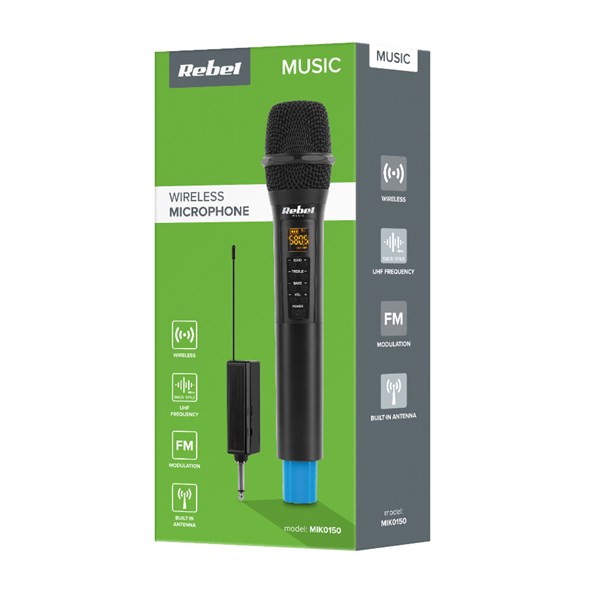 Wireless microphone REBEL UHF X 188 TIPA.EU