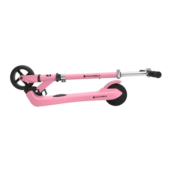 Kolobežka elektrická REBEL Fun Wheels Pink detská - 1
