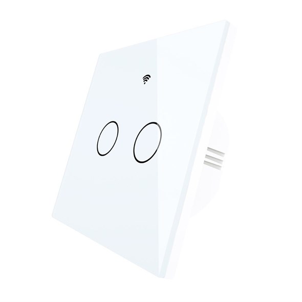 Smart vypínač osvetlenia MOES Light Button Switch WS-EU2 WiFi Tuya