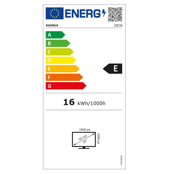 Koorui 25E3A 24.5 VA 170HZ FHD - INFOGRAPHICS