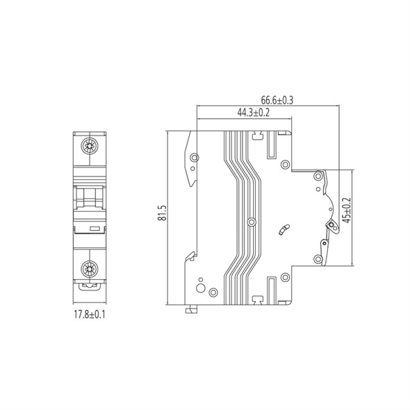 Istič OMU 25A B 6kA OMB06125B - 1