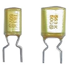 Foil capacitor  18N/50V  AMZV  rad.  rm5