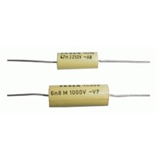 Foil capacitor   1M5/63V  MKT axial