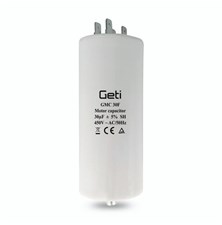 Capacitor for single-phase motors 30uF 450V GETI GMC 30F