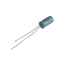 Electrolytic capacitor   1M/100V 6x12-2.5   rad.C