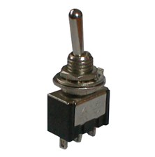 Toggle switch    2pol./3pin  ON-ON
