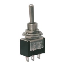Toggle switch    3pol./3pin  (ON)-OFF-(ON)