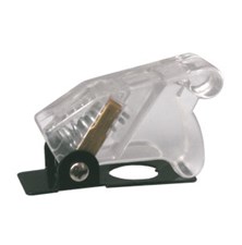 Toggle swich  with protection cover - transparent white
