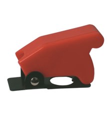 Toggle swich  with protection cover - red