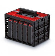 Organizer portable 5 compartments KISTENBERG TAGER CASE 415x290x290mm