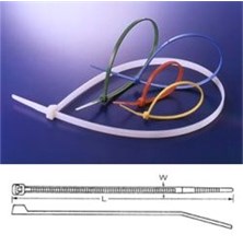 Self-locking nylon cable tie  370x3.5mm - natural