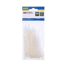 Cable tie Kinzo 100x2.5mm 100pcs natural