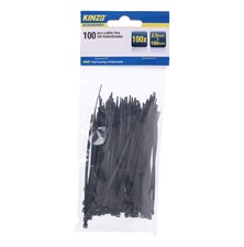 Cable tie Kinzo 100x2.5mm 100pcs black