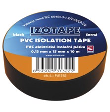 Insulation tape PVC 15/10m  black EMOS